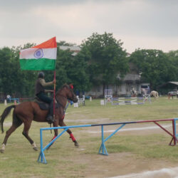 स्वतंत्रता दिवस पर घूड़सवारी का विशेष प्रदर्शन, पूर्व संध्या पर निकली तिरंगा वाहन रैली